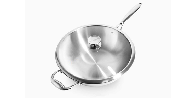 Dami The 12.5-Inch Stainless Steel Wok - Suitable For All Stove