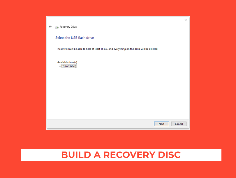 Build A Recovery Disc