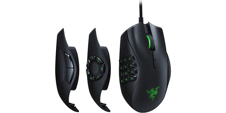 Razer Naga Trinity Gaming Mouse - Best for MMO Games on Mac