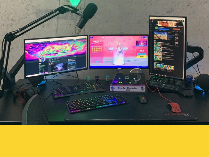 Let’s jump to know about Fresh’s gaming setup
